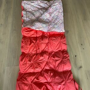 2 Pink/ Coral floral sleeping bags